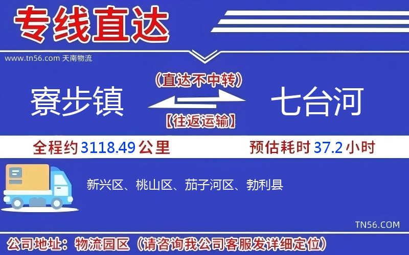 寮步鎮(zhèn)到七臺(tái)河物流公司